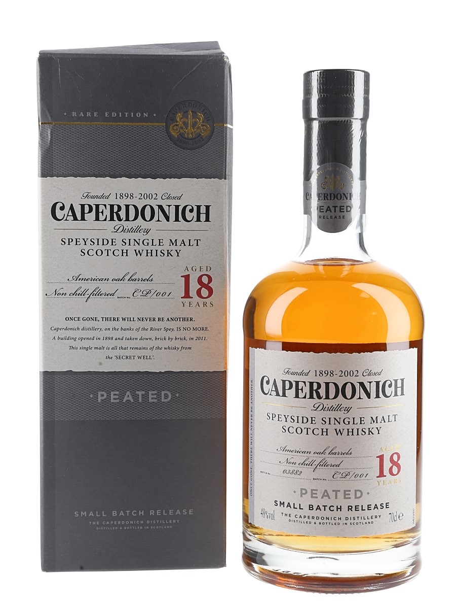 Caperdonich Peated Release 18 Year Old Bottled 2019 - Small Batch Release 70cl / 48%
