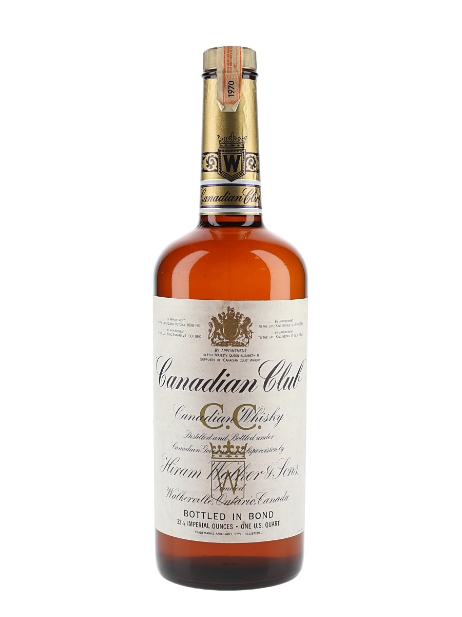 Canadian Club 1970 Bottled 1970s 94.6cl