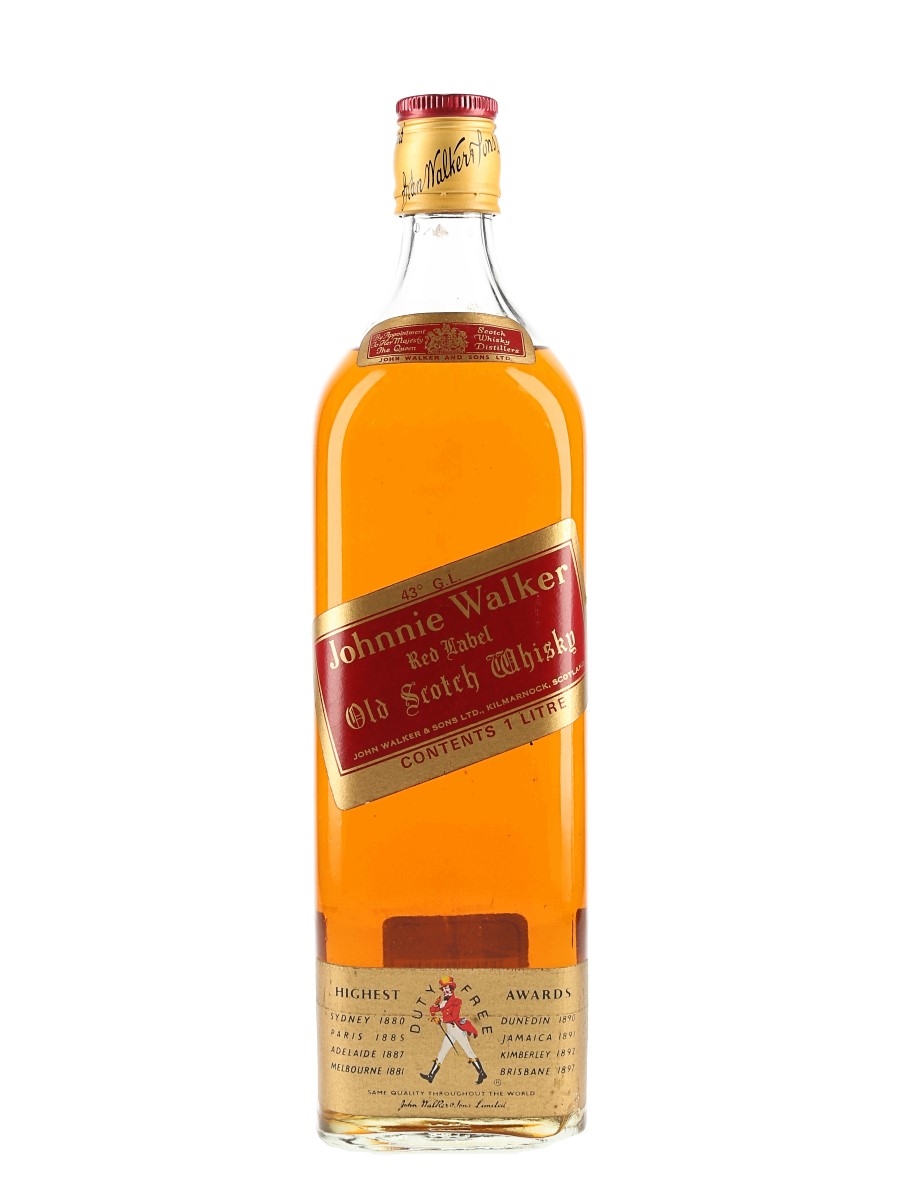 Johnnie Walker Red Label Bottled 1970s-1980s 100cl / 43%