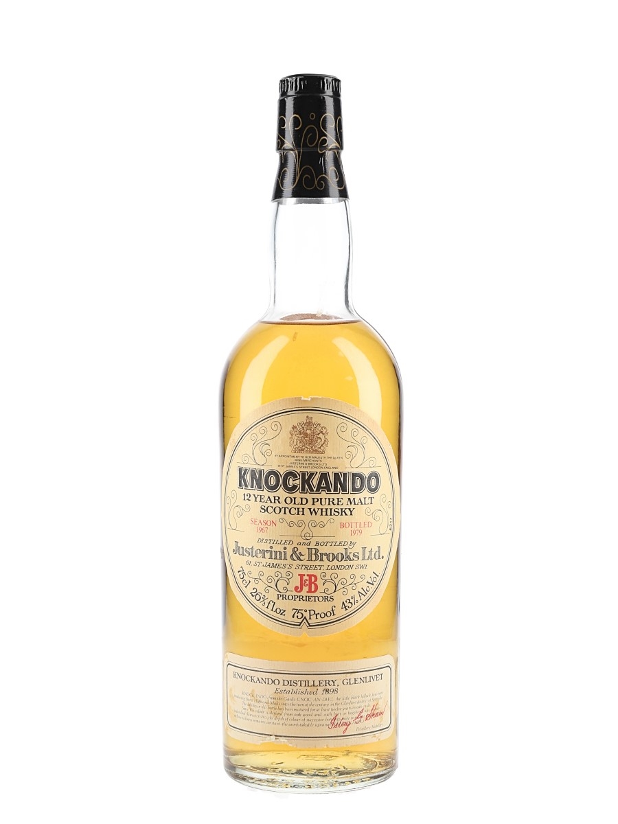 Knockando 1967 12 Year Old Bottled 1979 75cl / 43%