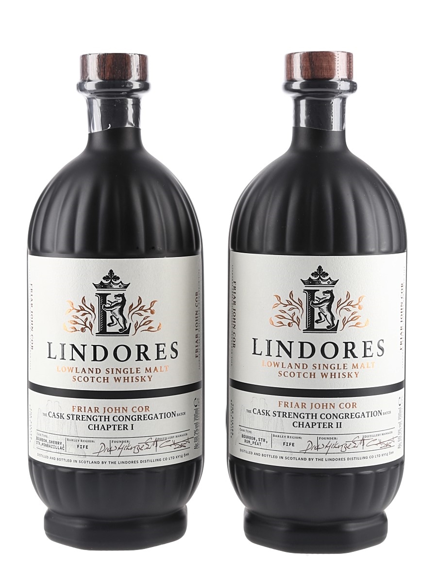Lindores Abbey Friar John Cor Chapter I & Chapter II 2 x 70cl