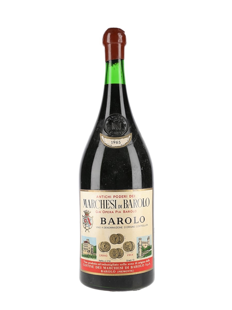1965 Barolo Cantine Di Marchesi Di Barolo - Large Format 378cl / 13%