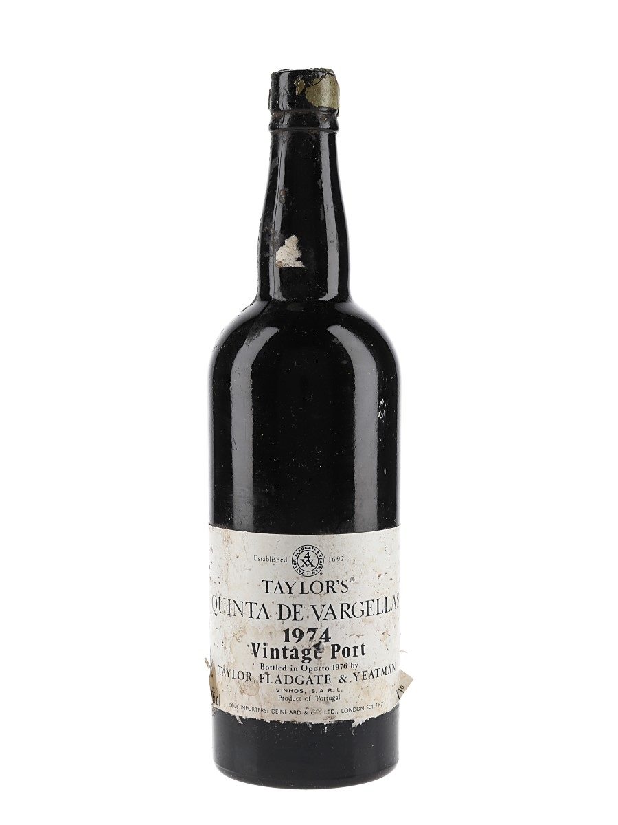 1974 Taylors Quinta De Vargellas Bottled 1976 - Taylor, Fladgate & Yeatman 75cl / 21%