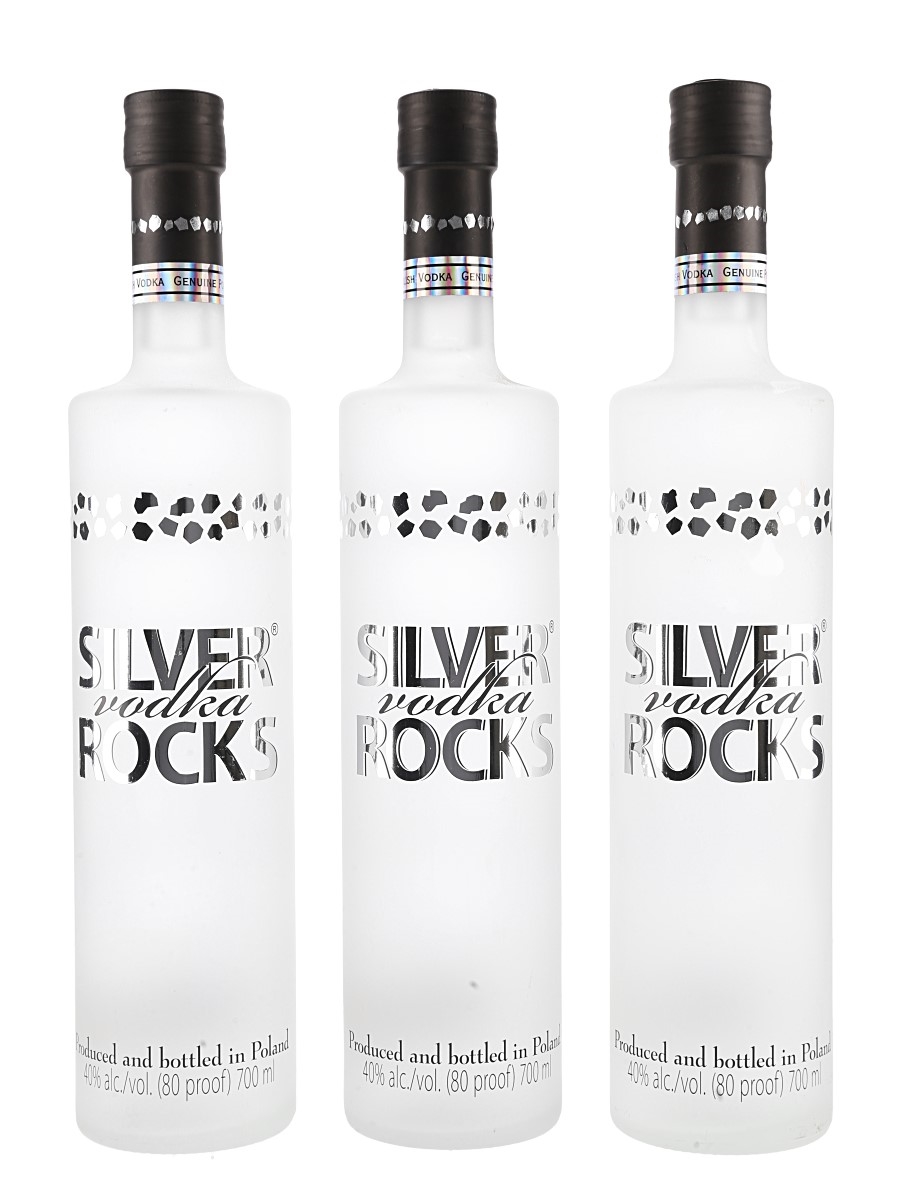 Silver Rocks Rye Vodka  3 x 70cl / 40%