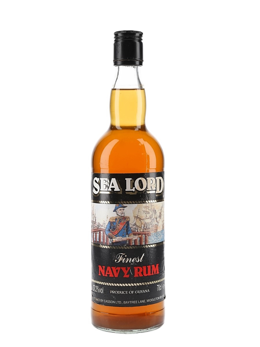 Sea Lord Navy Rum Bottled 1990s - Casson 70cl / 37.2%