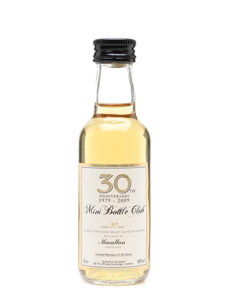 Macallan 30 Year Old Mini Bottle Club 30th Anniversary 5cl / 48%
