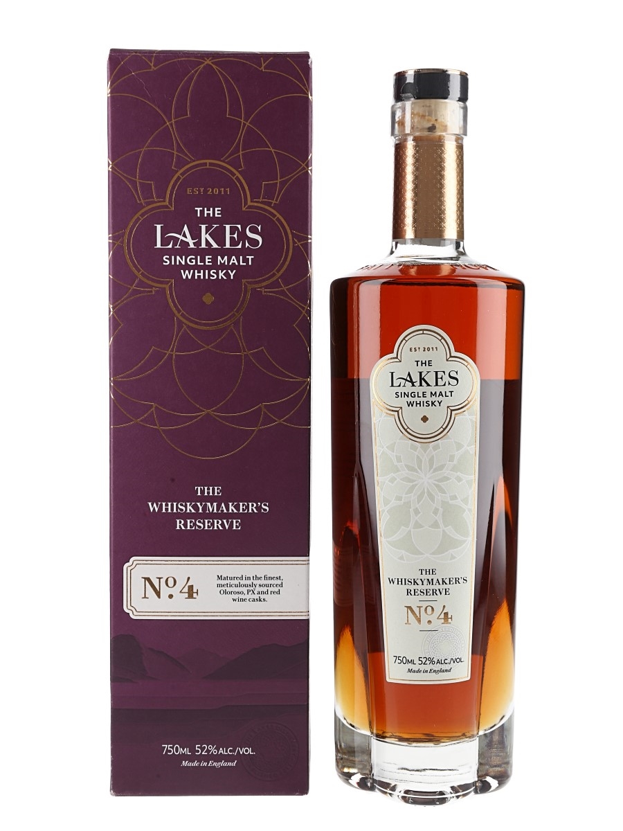 Lakes Single Malt The Whisky Maker's Reserve No.4 Bottled 2021 75cl / 52%