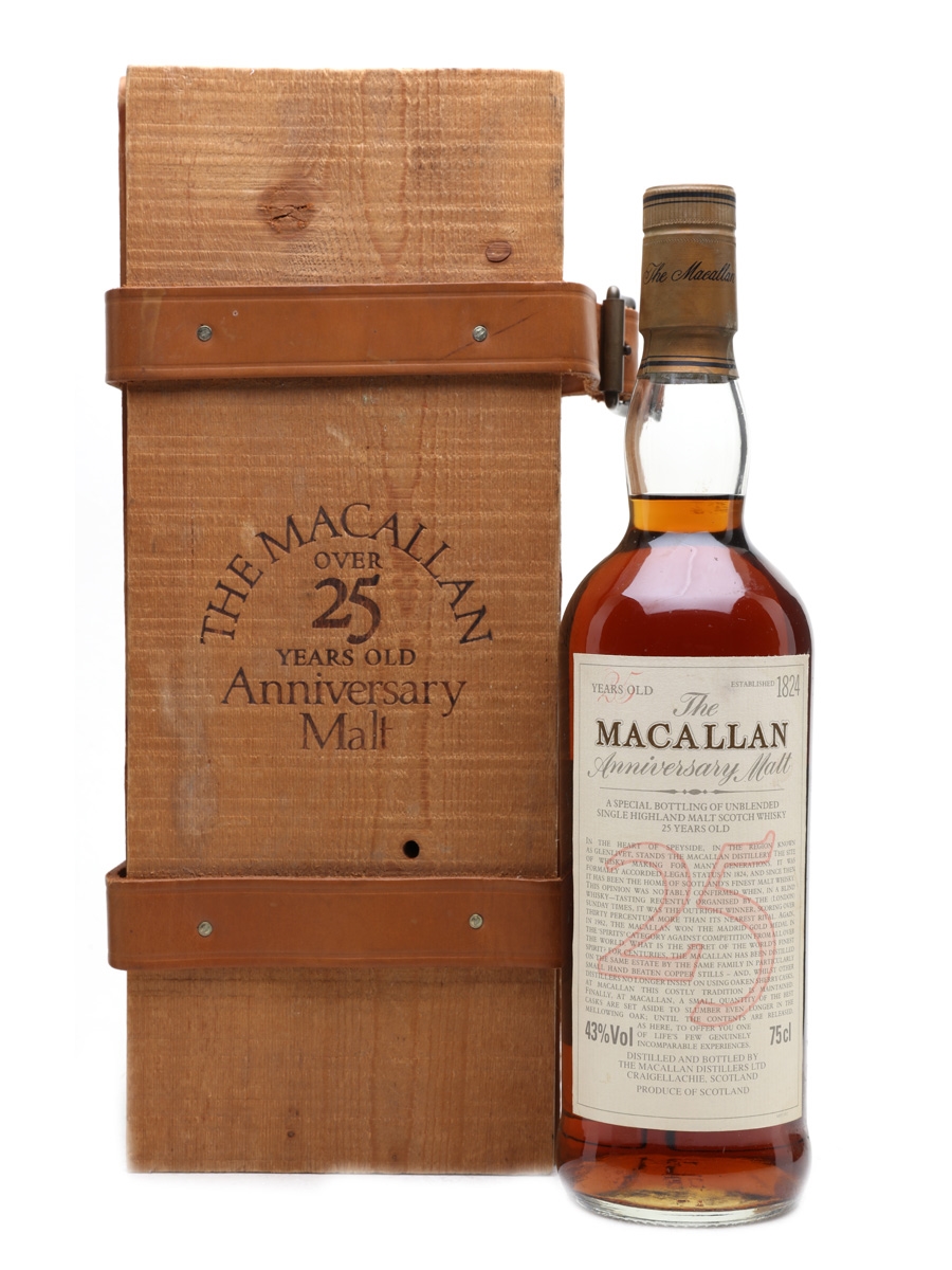Macallan 25 Year Old Anniversary Malt 75cl / 43%