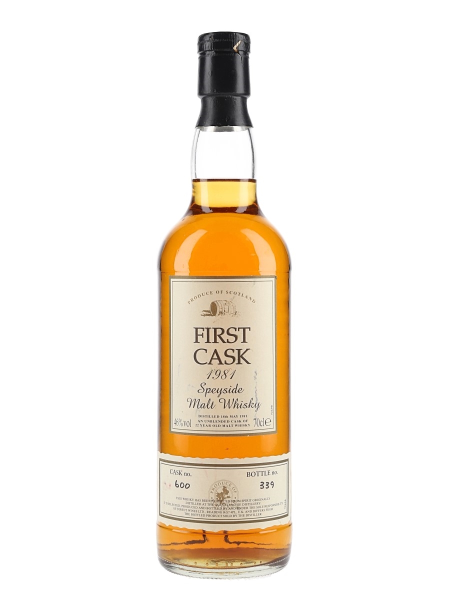 Glenallachie 1981 22 Year Old Cask 600 First Cask 70cl / 46%