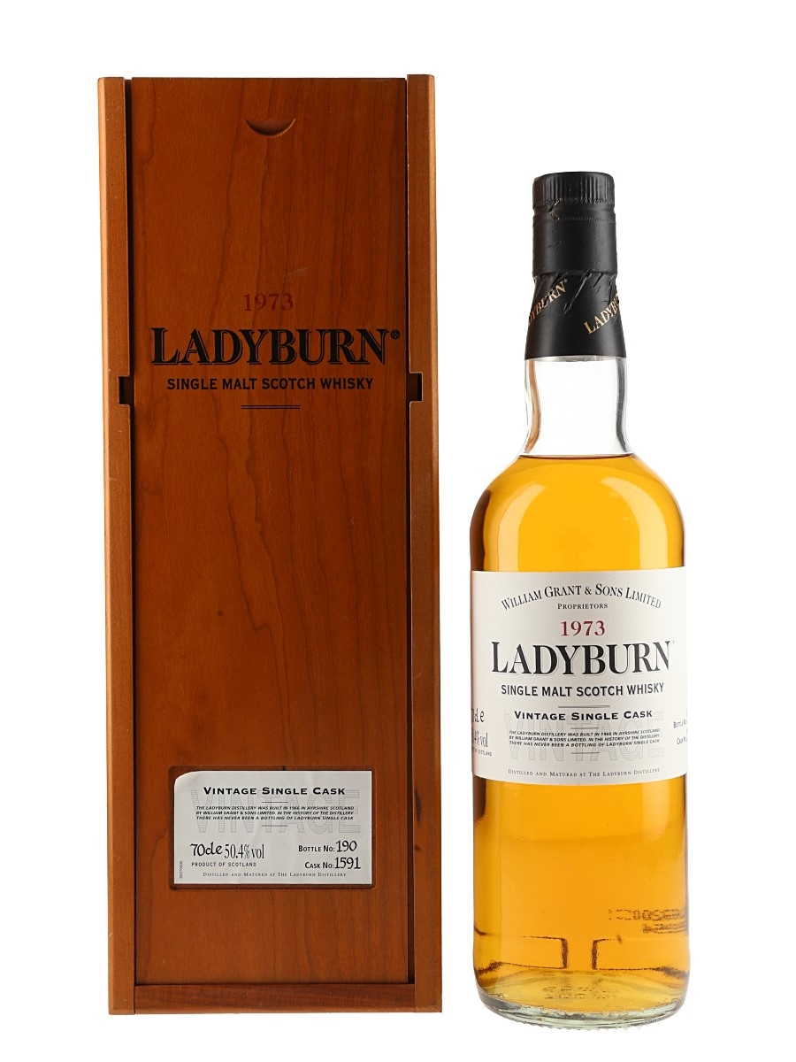 Ladyburn 1973 27 Year Old Single Cask Bottled 2000 70cl / 50.4%