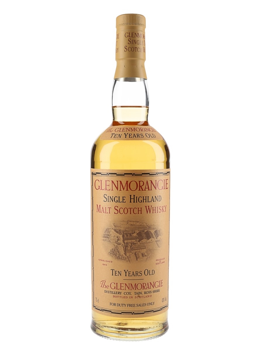 Glenmorangie 10 Year Old 150th Anniversary Bottled 1990s - Duty Free 75cl / 43%