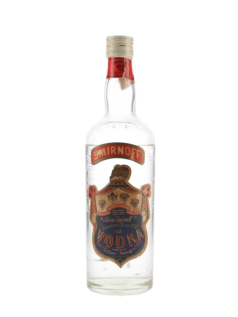 Smirnoff Blue Label Bottled 1950s - Cinzano 75cl / 50%
