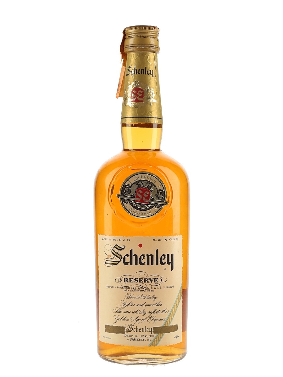 Schenley Reserve 8 Year Old - Lot 182689 - Buy/Sell American