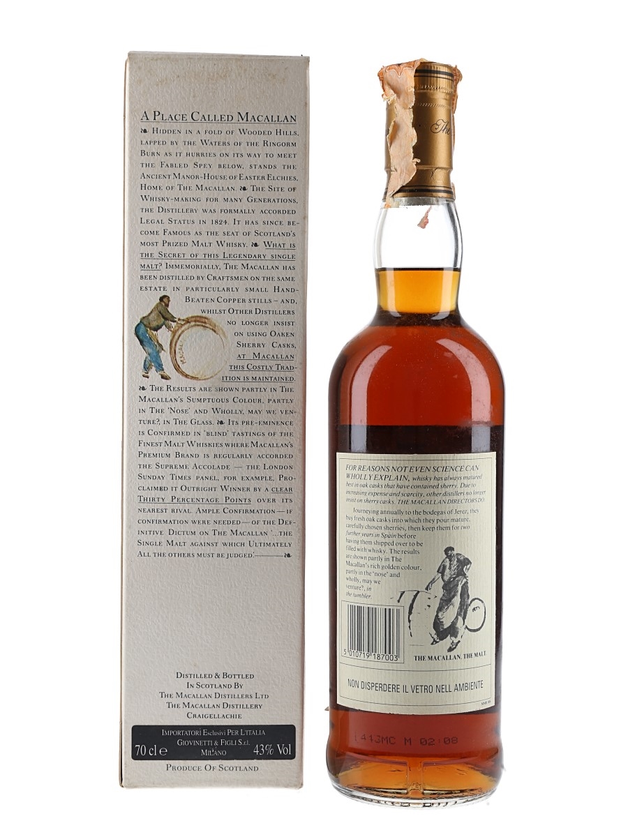 Macallan 1976 18 Year Old - Lot 182275 - Buy/Sell Macallan Whisky