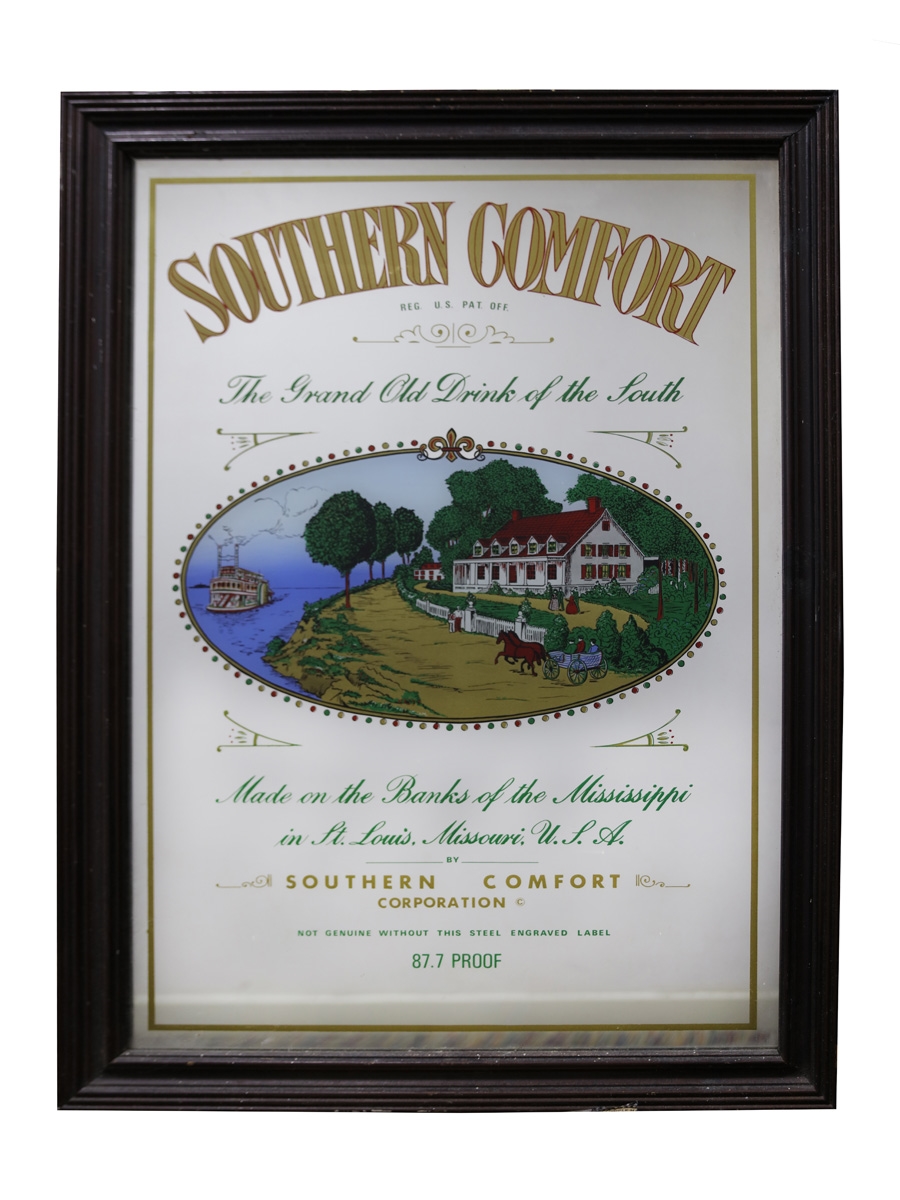 Southern Comfort Mirror The Grand Old Drink Of The South 90cm x 65cm