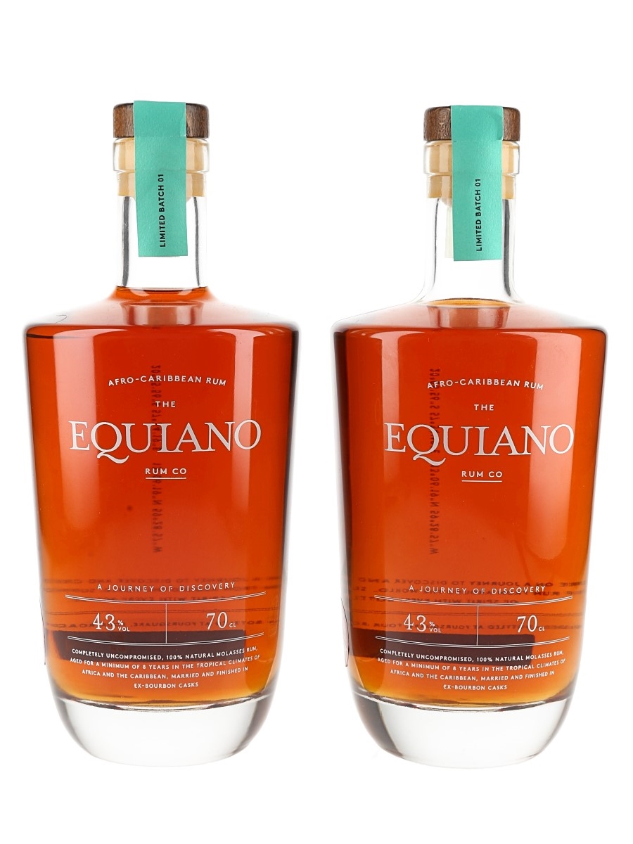 Equiano 8 Year Old Rum Limited Batch 01 2 x 70cl / 43%