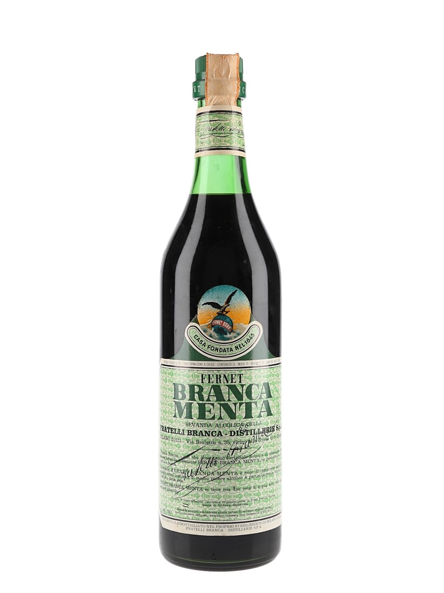 Fernet Branca Menta Bottled 1970s 75cl / 40%