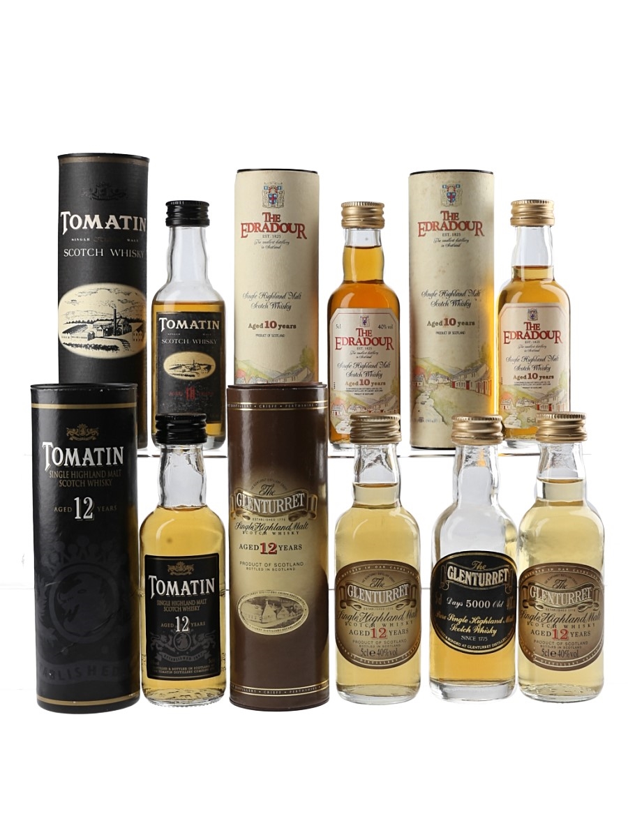 Assorted Highland Single Malt Whisky  7 x 5cl / 40%