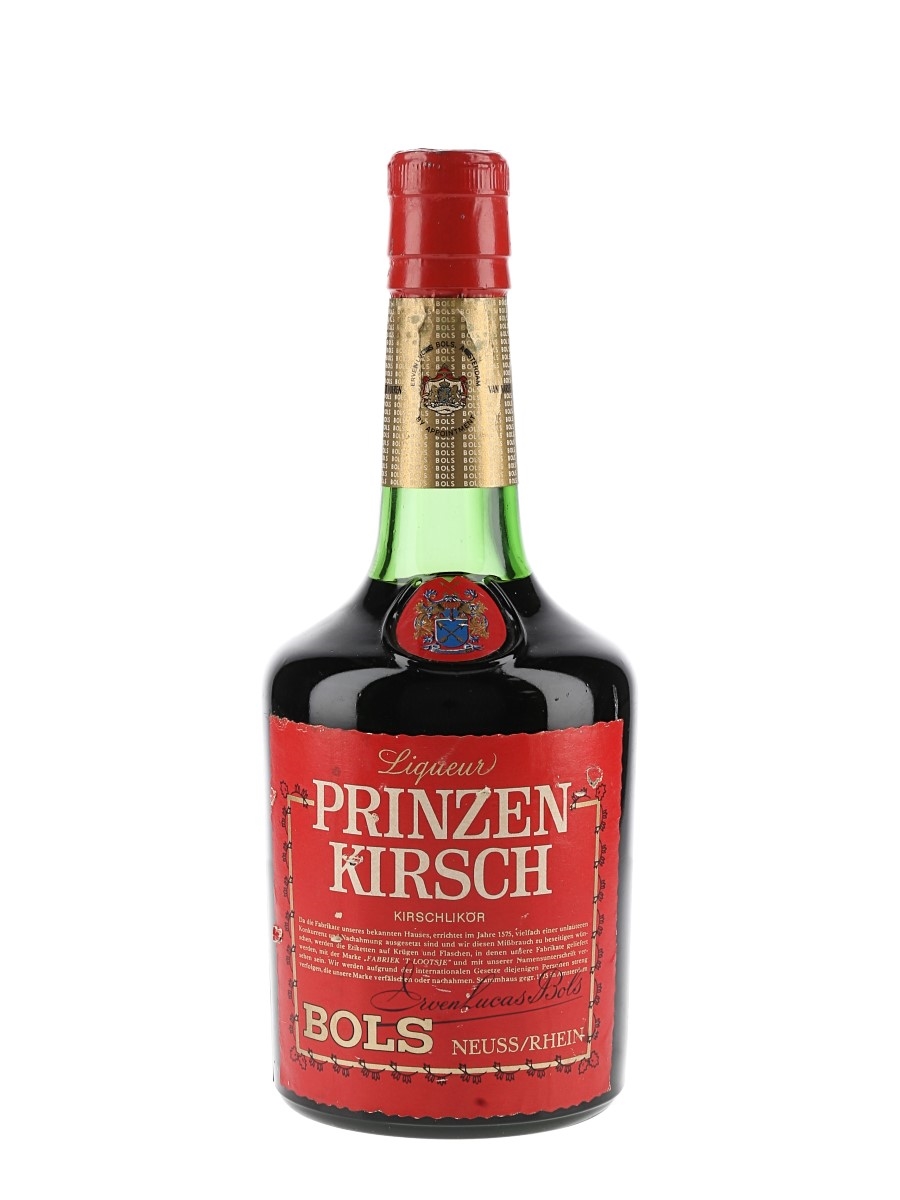Bols Prinzen Kirsch Cherry Liqueur Bottled 1980s 50cl / 28%