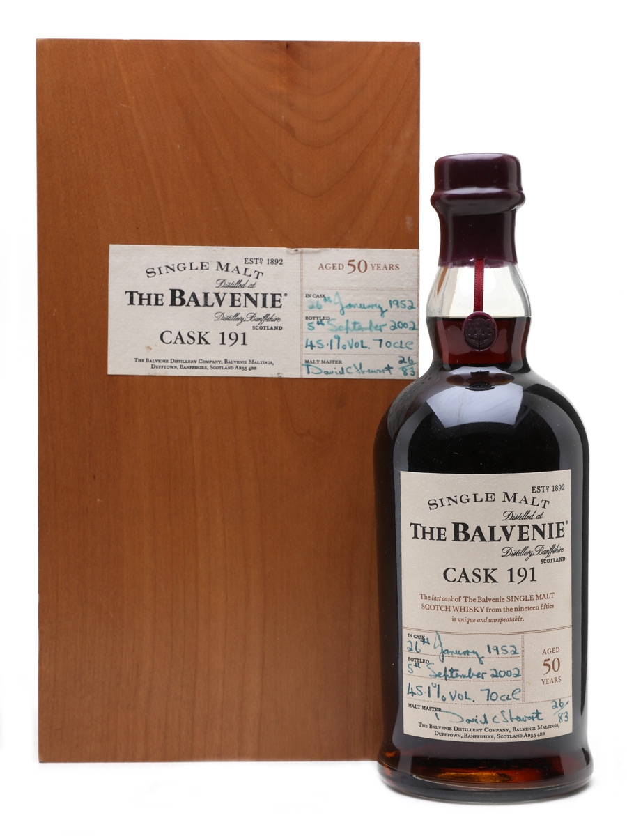 Balvenie 1952 Cask 191 50 Year Old 70cl / 45.1%
