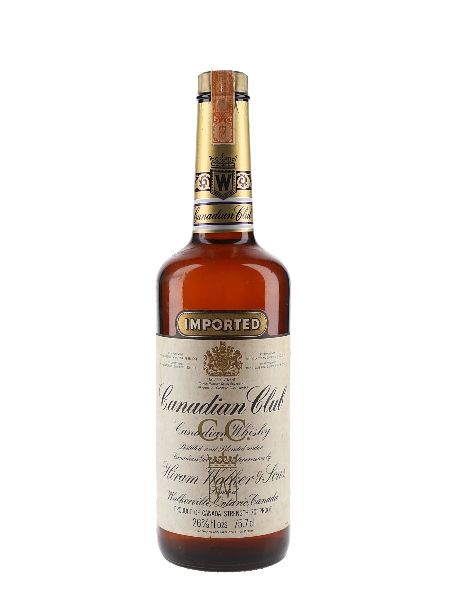 Canadian Club Bottled 1970s 75.7cl / 40%