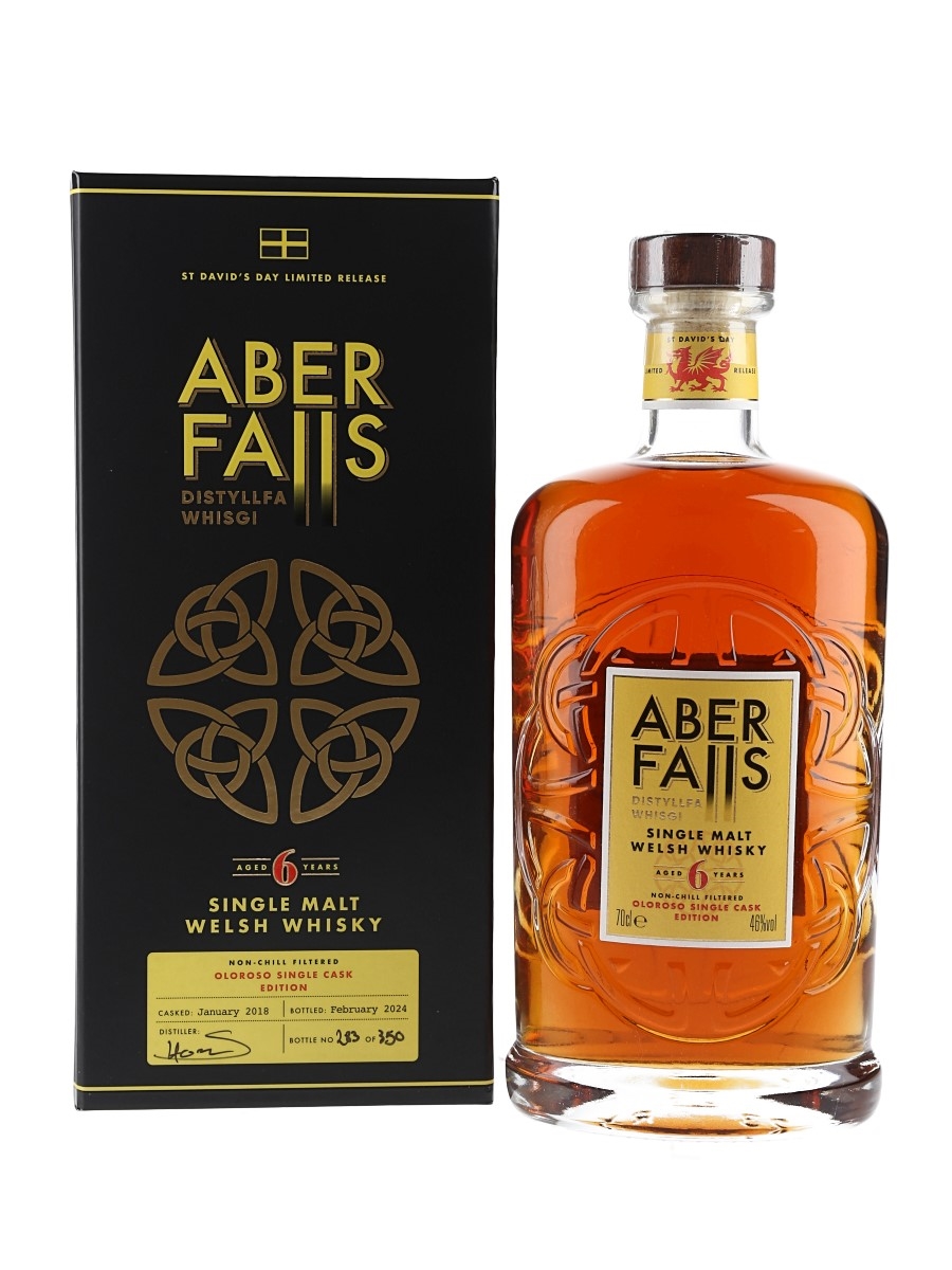 Aber Falls 2018 6 Year Old Bottled 2024 - St David's Day Limited Release 70cl / 46%