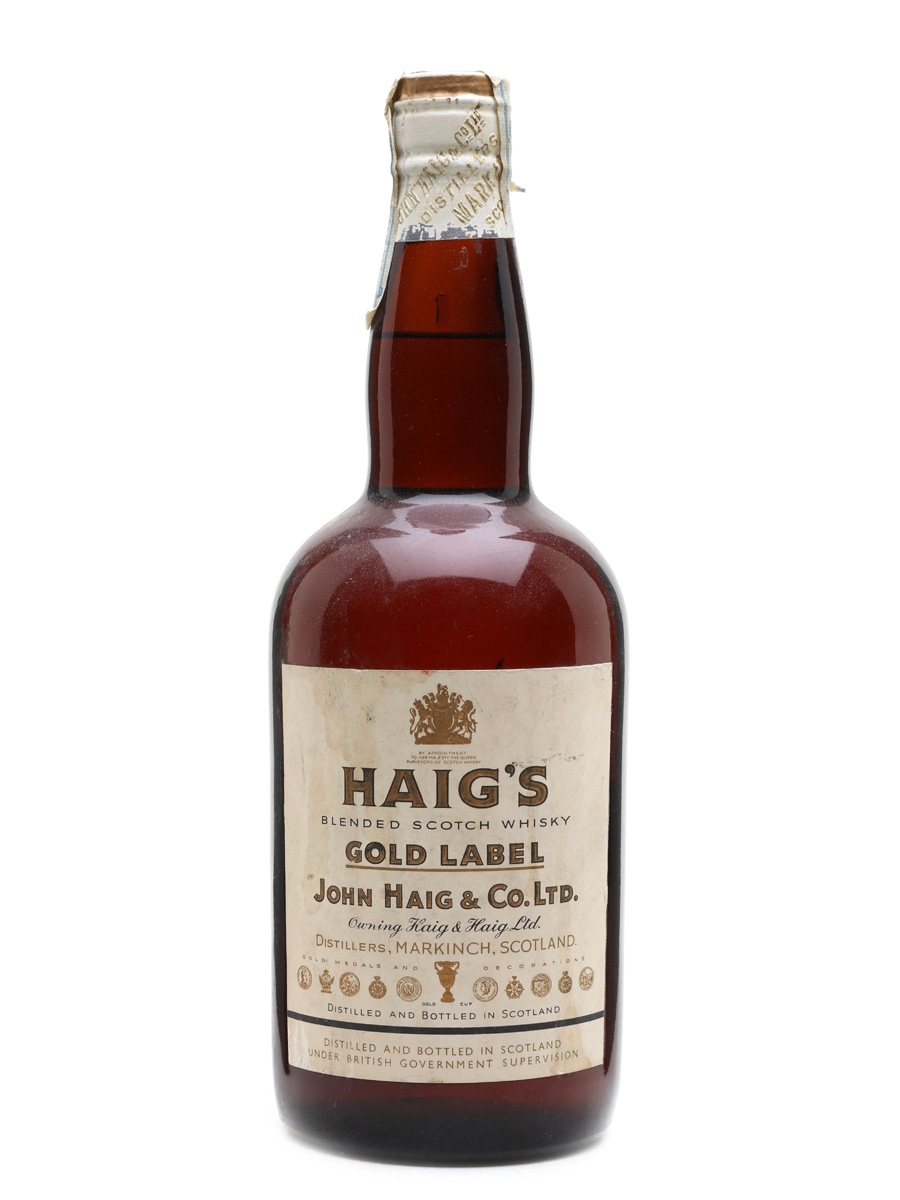 Haig's Gold Label Spring Cap Bottled 1950s 75.7cl / 40%