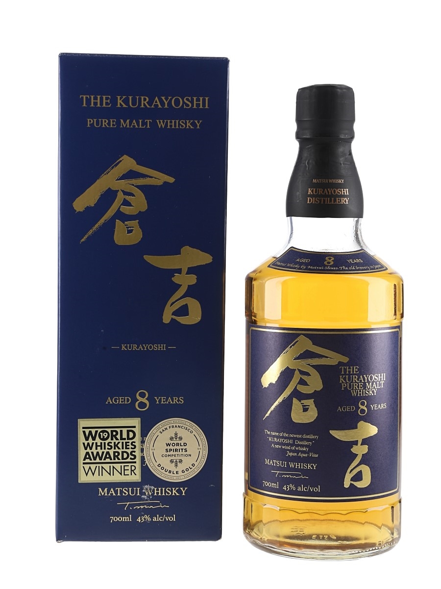 Kurayoshi 8 Year Old Matsui Whisky 70cl / 43%