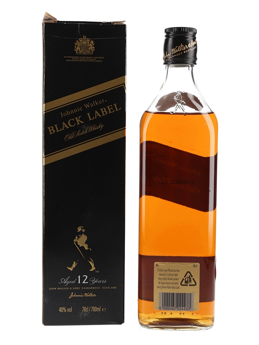 Johnnie Walker Black Label 12 Year Old - Lot 182394 - Buy