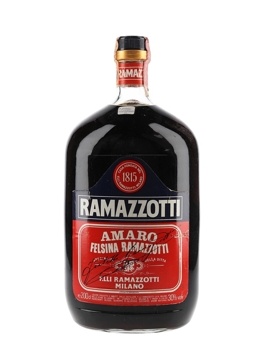 Ramazzotti Amaro Bottled 1980s - Large Format 200cl / 30%