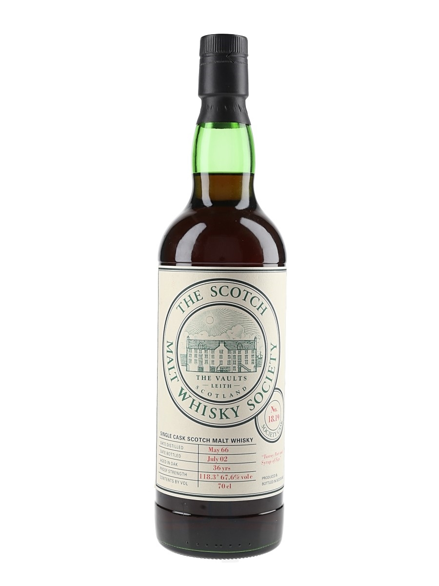 Inchgower 1966 36 Year Old SMWS 18.19 Tawny Port And Syrup Of Figs 70cl / 67.6%