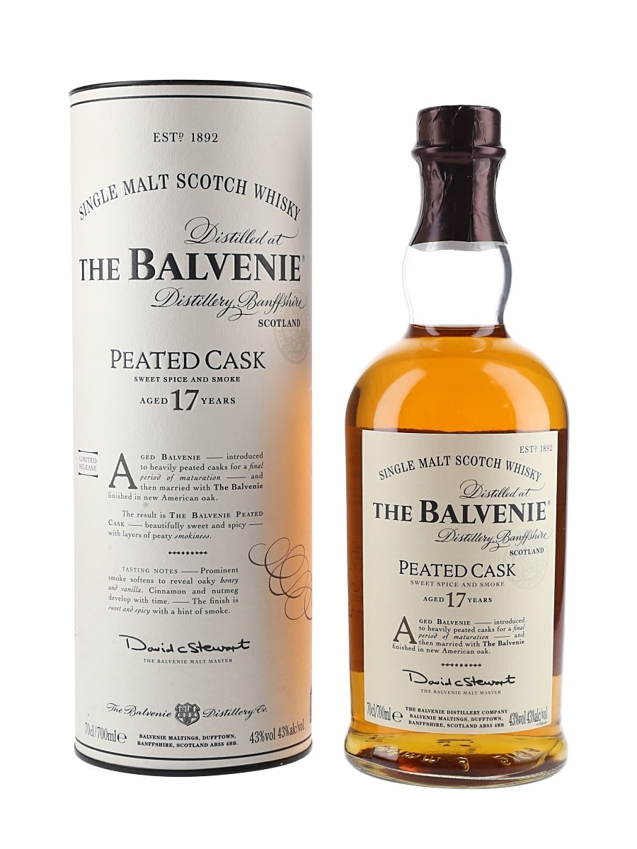 Balvenie 17 Year Old Peated Cask  70cl / 43%