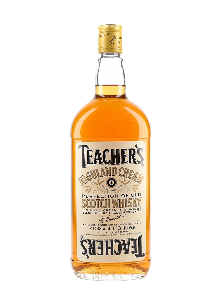 Teacher's Highland Cream Bottled 1980s 113cl / 40%