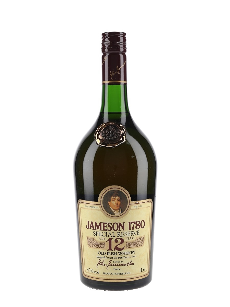 Jameson 1780 Special Reserve 12年 John Jameson 1780 Special Reserve 12YO Irish Whiskey - 1980s