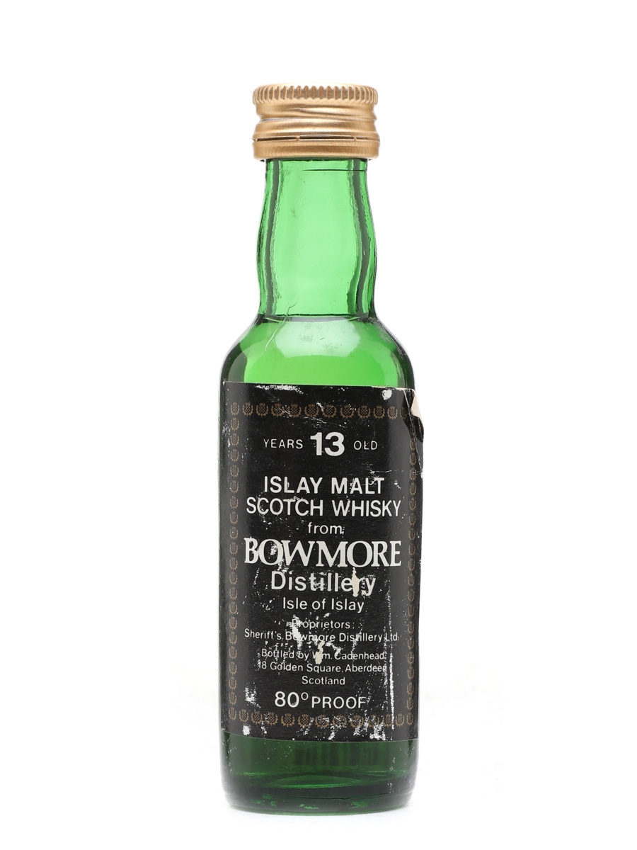 Bowmore 13 Year Old Bottled 1970s Cadenhead's 5cl / 46%