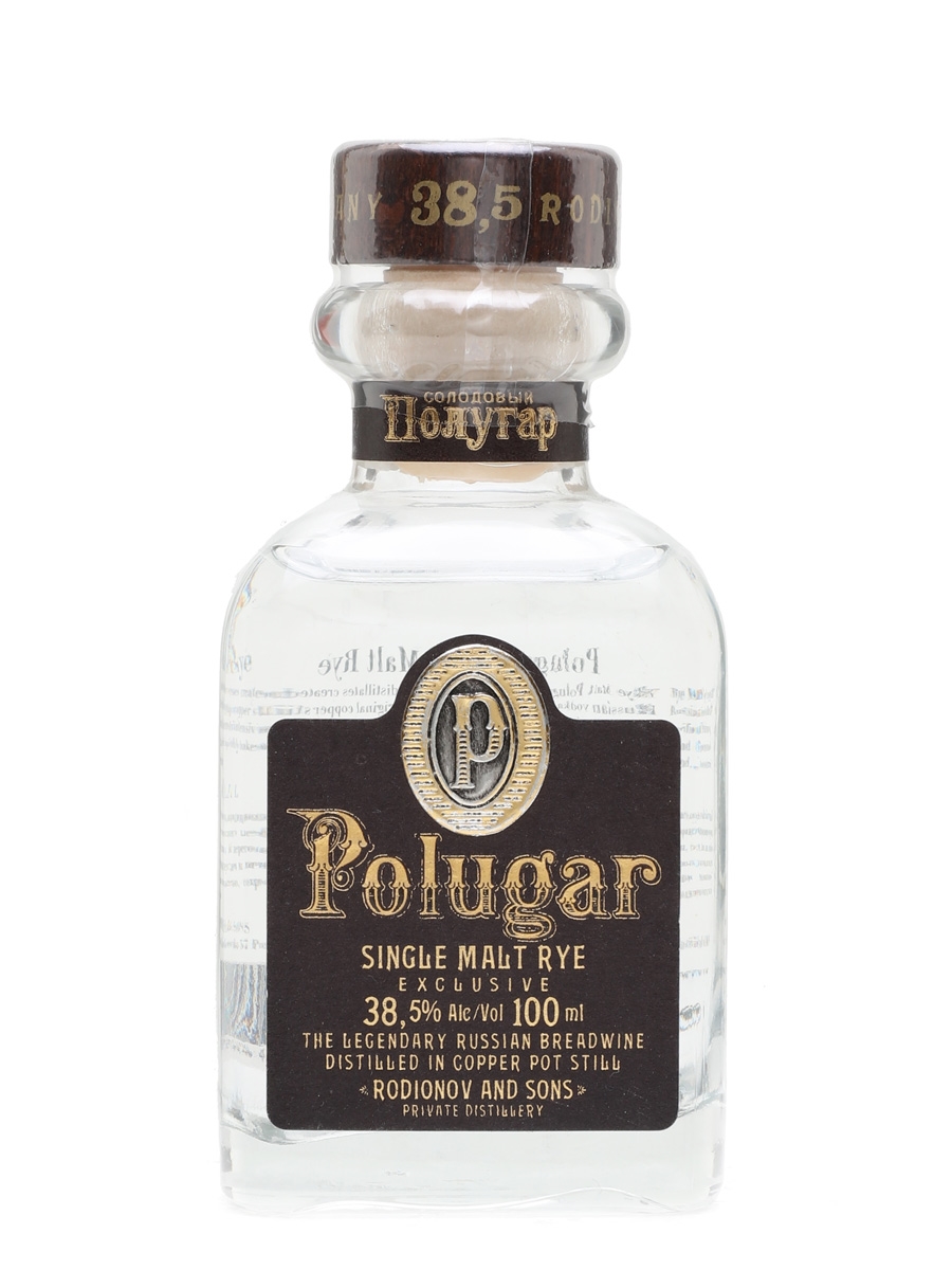 Polugar Single Malt Rye Rodionov & Sons 10cl / 38.5%