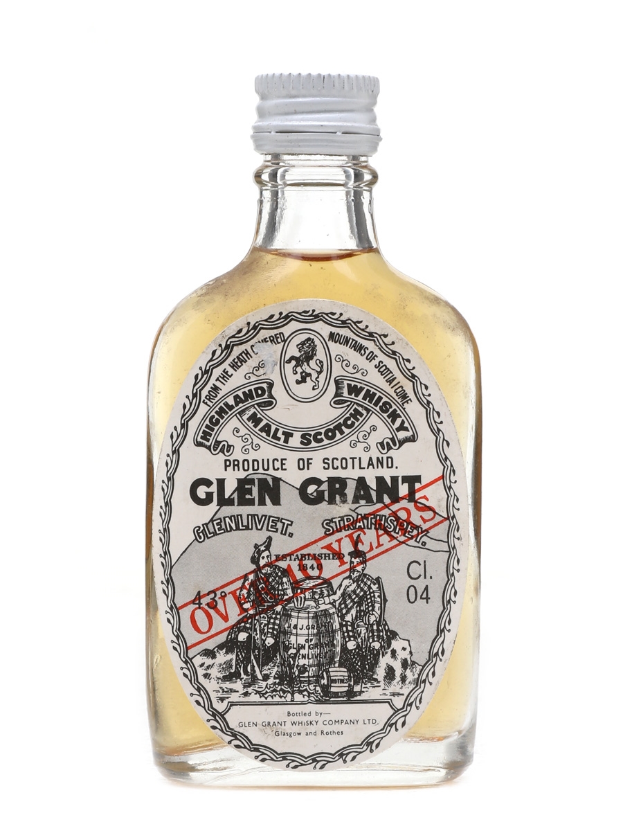 Glen Grant 10 Year Old Bottled 1980s 4cl / 43%