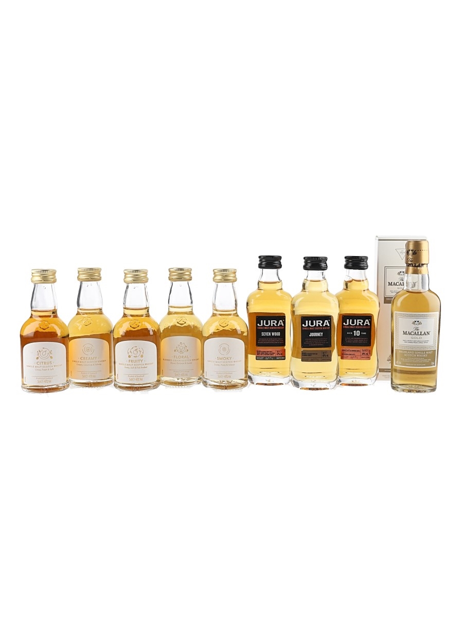 Assorted Single Malt Scotch Whisky  9 x 5cl