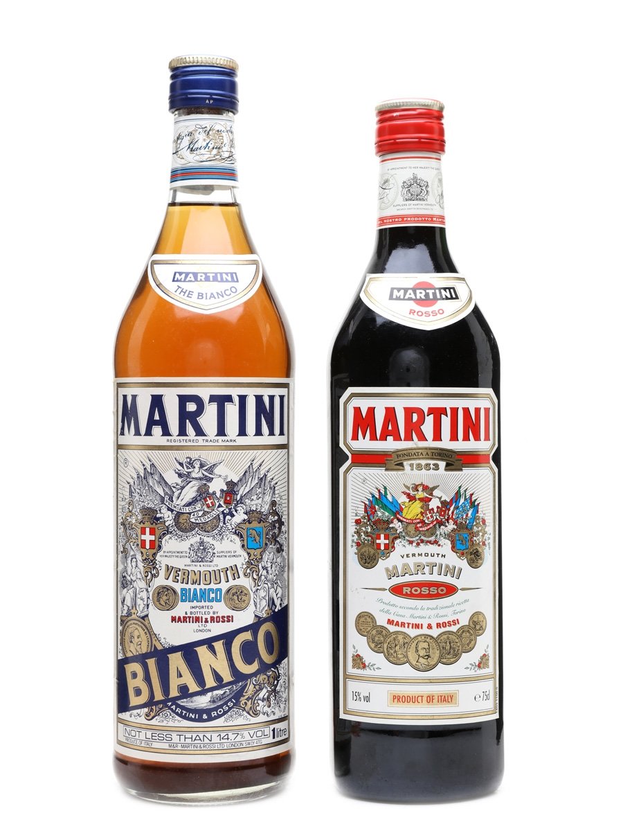 Martini Bianco & Rosso - Lot 20409 - Buy/Sell Spirits Online.