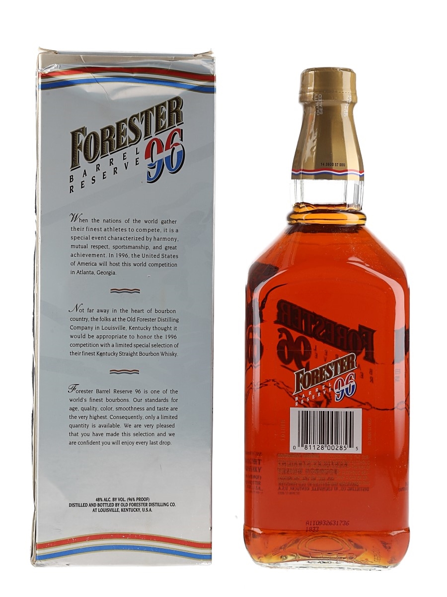 Forester Barrel Reserve 96 - Lot 185497 - Buy/Sell American Whiskey Online