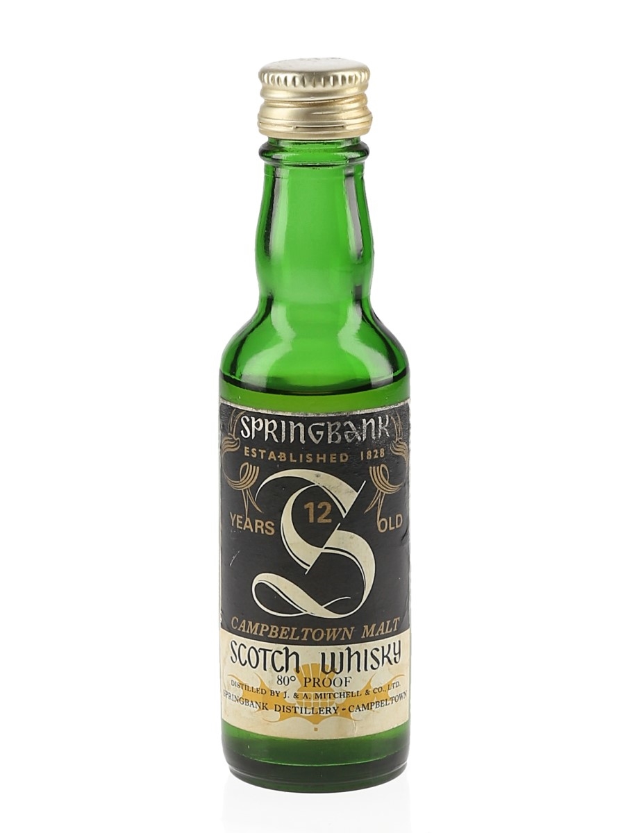 Springbank 12 Year Old Bottled 1970s 5cl