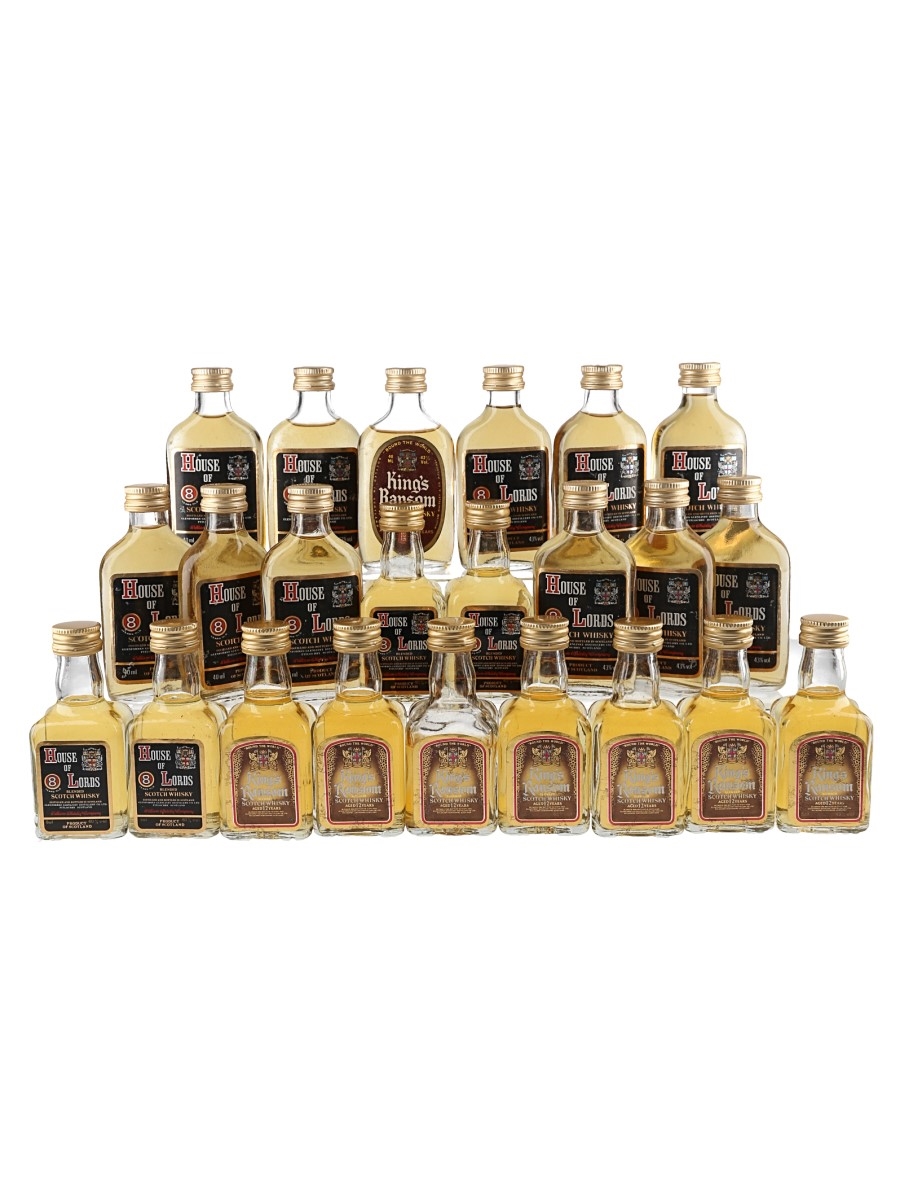 Assorted Blended Scotch Whisky  23 x 5cl