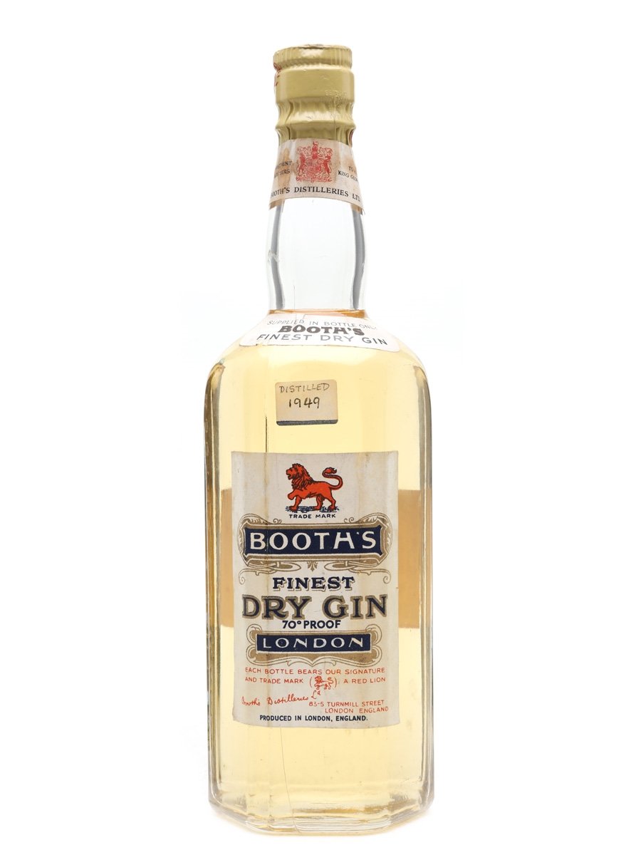 Booth's London Dry Gin Bottled 1940s 75cl / 40%