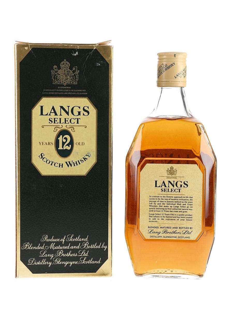 Langs Select 12 Year Old - Lot 185350 - Buy/Sell Blended