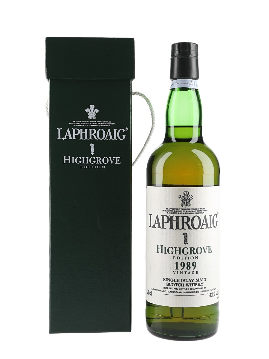 Laphroaig 1989 Highgrove Bottled 1990s 70cl / 43%