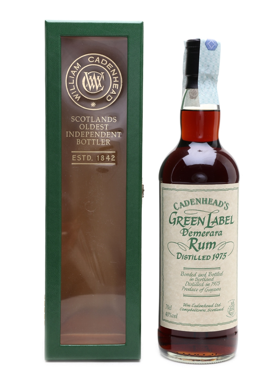 Cadenhead's Green Label 1975 Demerara Rum  70cl / 40%