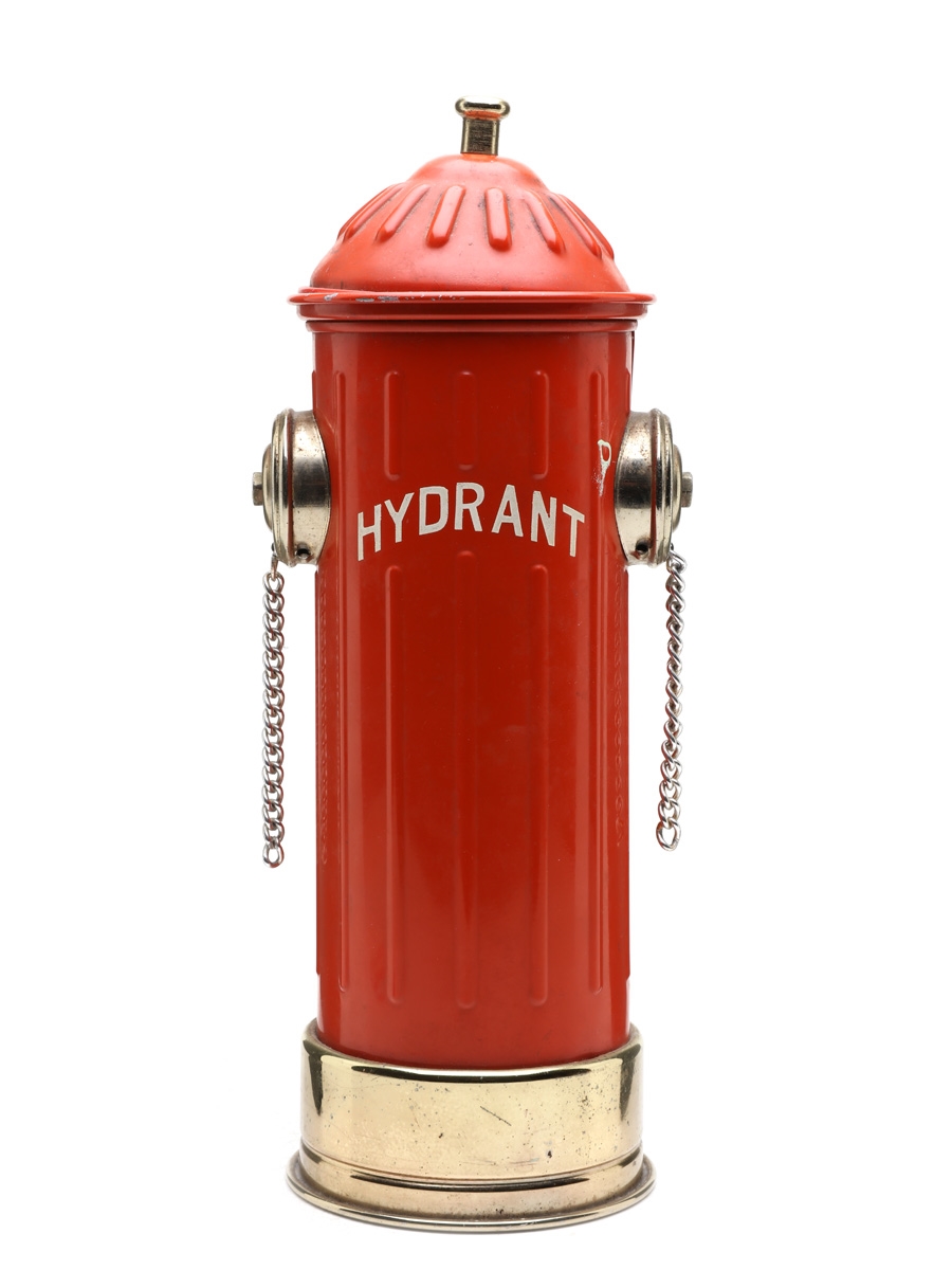 Fire Hydrant Music Box Decanter  27cm x 10cm