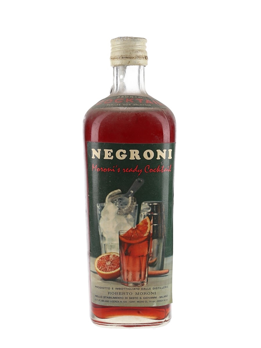 Moroni Pronto Negroni Bottled 1950s 75cl / 30%
