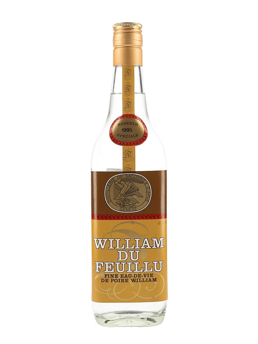 William Du Feuillu Reserve 1995 Speciale Eau De Vie De Poire William - Sacconex 70cl / 41%