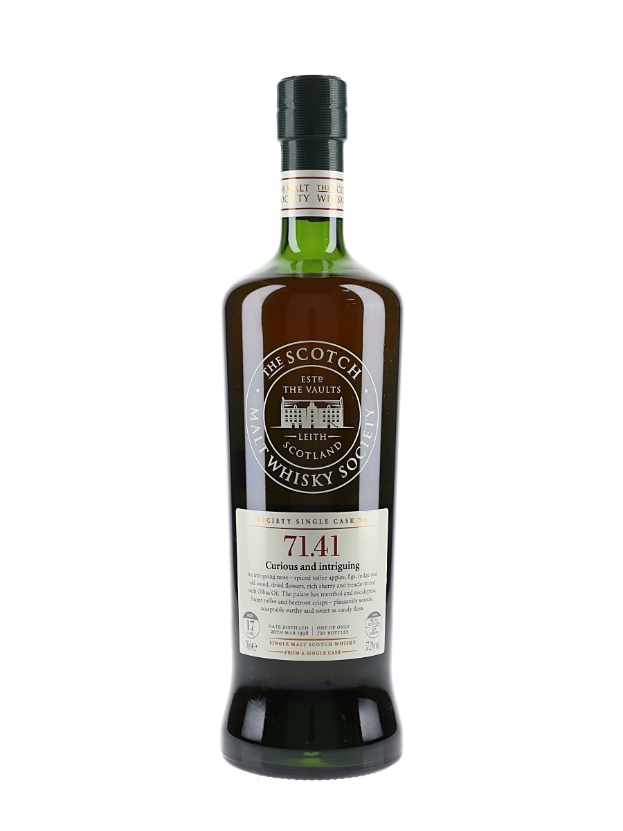 Glenburgie 1998 17 Year Old SMWS 71.41 Curious And Intriguing 70cl / 57.2%
